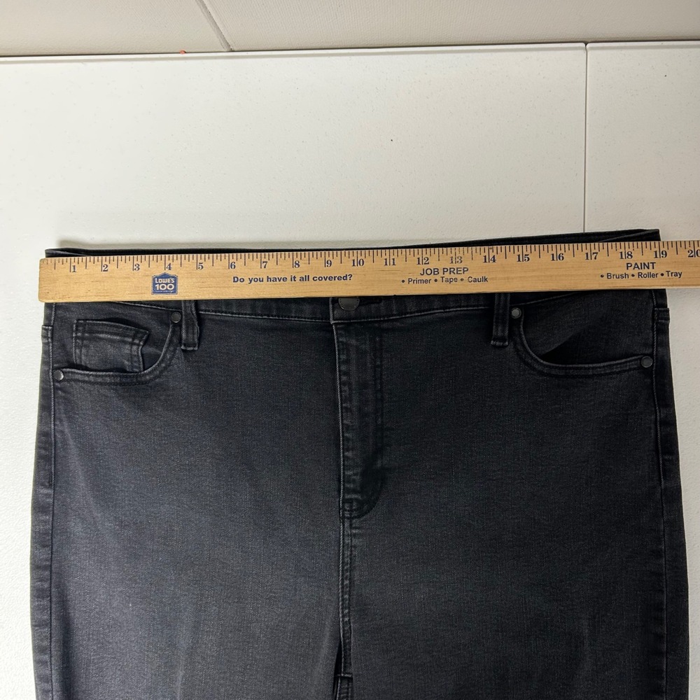 Buffalo David Bitton Mollie Skinny Jeans Womens 16/36 Black High Rise Stretch - Picture 7 of 11